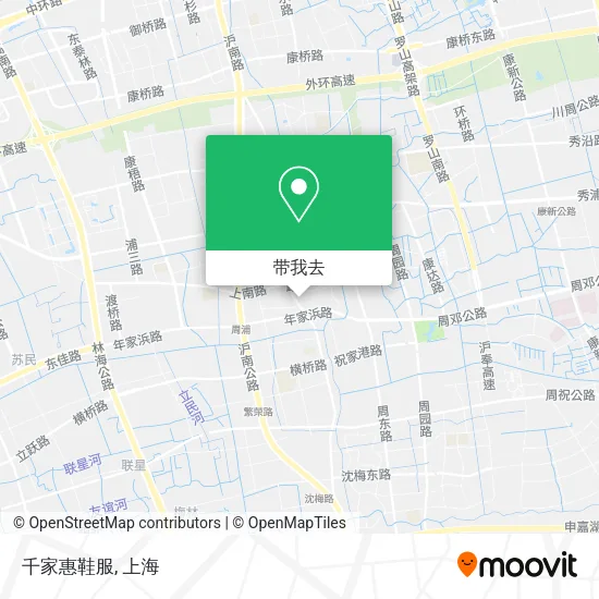 千家惠鞋服地图
