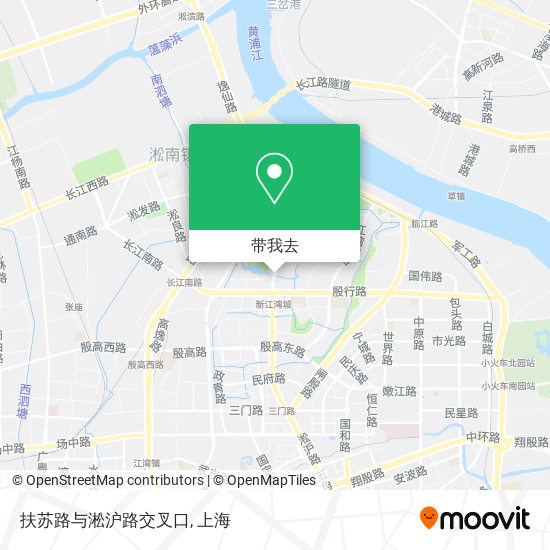 扶苏路与淞沪路交叉口地图