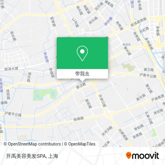 开禹美容美发SPA地图