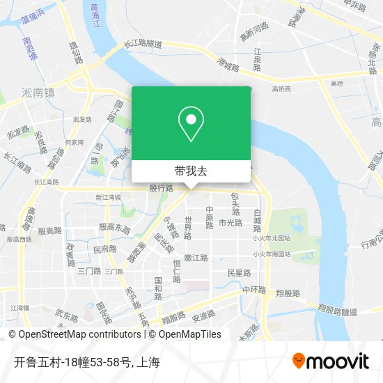 开鲁五村-18幢53-58号地图