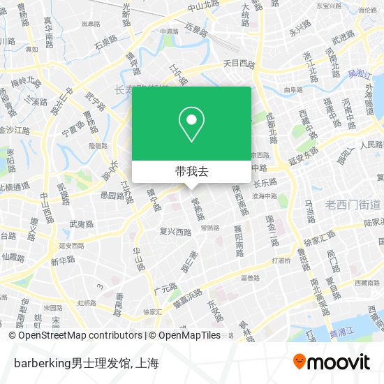 barberking男士理发馆地图