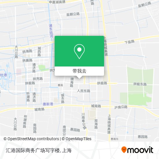 汇港国际商务广场写字楼地图