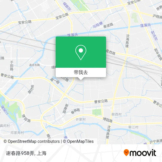 谢春路958弄地图