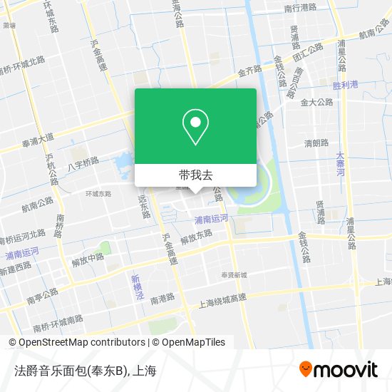 法爵音乐面包(奉东B)地图