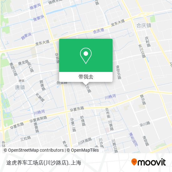 途虎养车工场店(川沙路店)地图