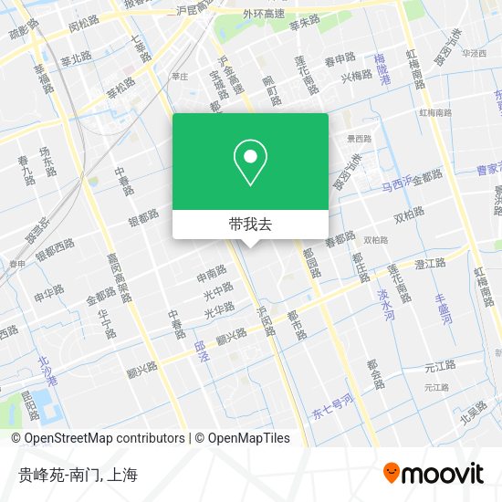 贵峰苑-南门地图
