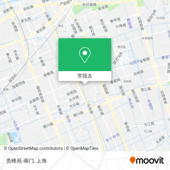贵峰苑-南门地图
