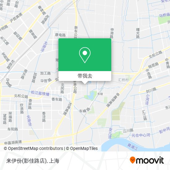 来伊份(影佳路店)地图