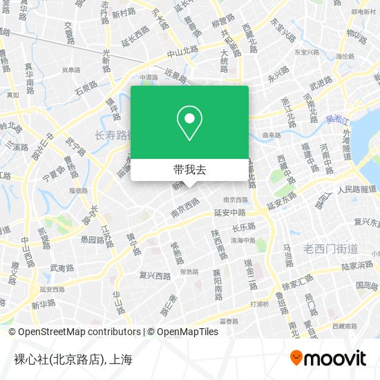 裸心社(北京路店)地图