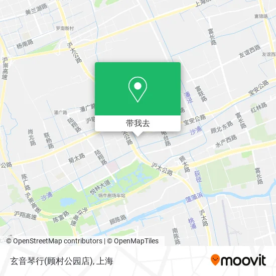 玄音琴行(顾村公园店)地图