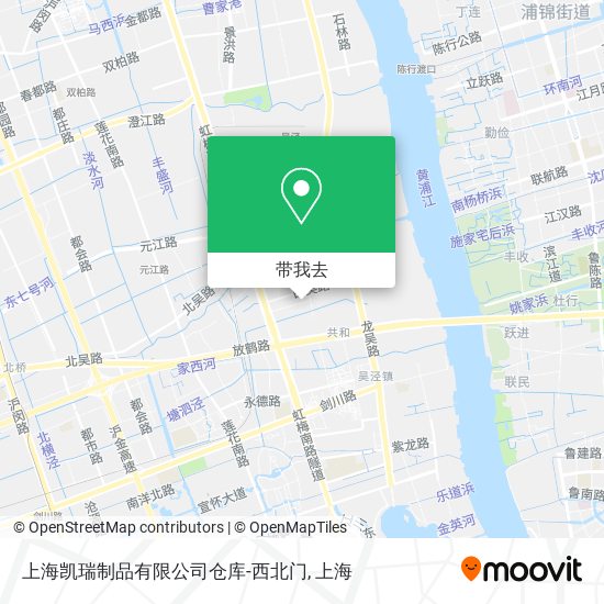 上海凯瑞制品有限公司仓库-西北门地图