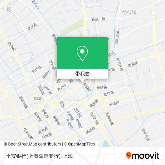 平安银行(上海嘉定支行)地图
