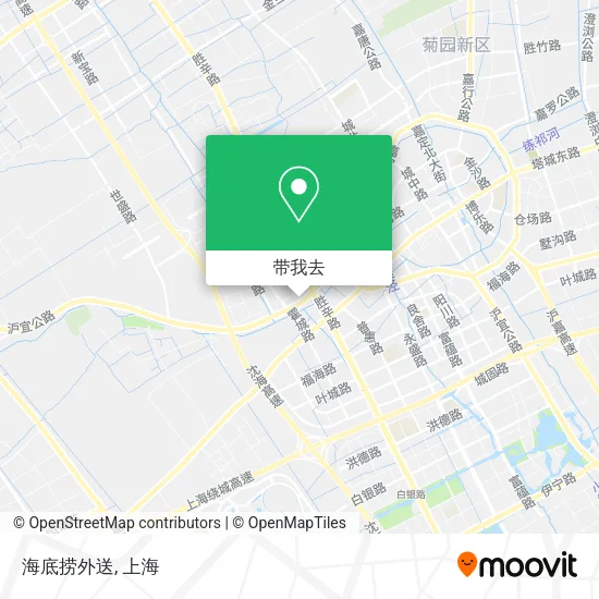 海底捞外送地图
