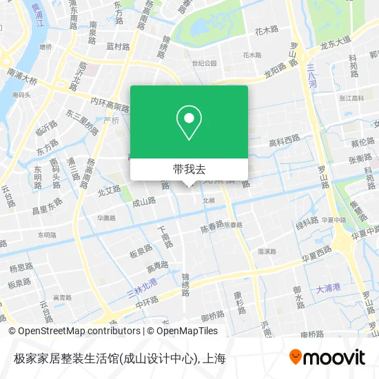 极家家居整装生活馆(成山设计中心)地图
