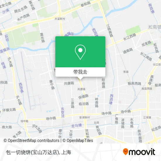 包一切烧饼(宝山万达店)地图
