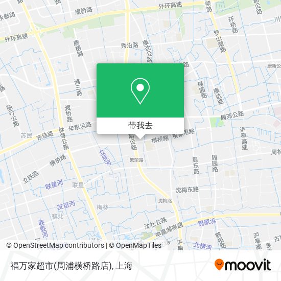 福万家超市(周浦横桥路店)地图