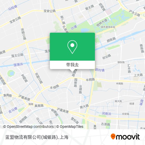 蓝盟物流有限公司(城银路)地图