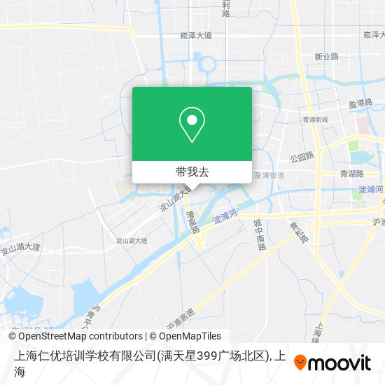 上海仁优培训学校有限公司(满天星399广场北区)地图