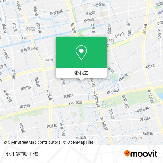 北王家宅地图