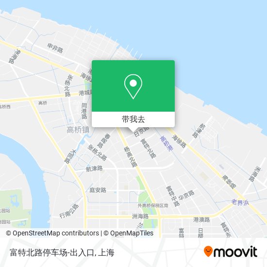 富特北路停车场-出入口地图