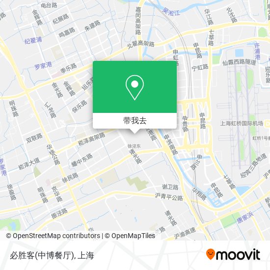 必胜客(中博餐厅)地图