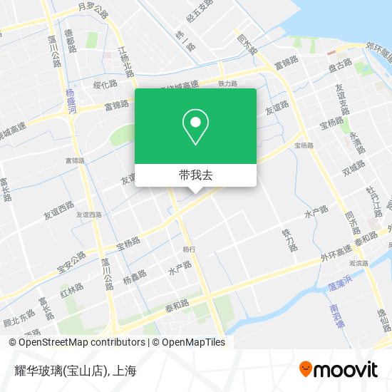 耀华玻璃(宝山店)地图