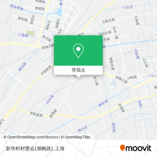 新华村村委会(潮枫路)地图