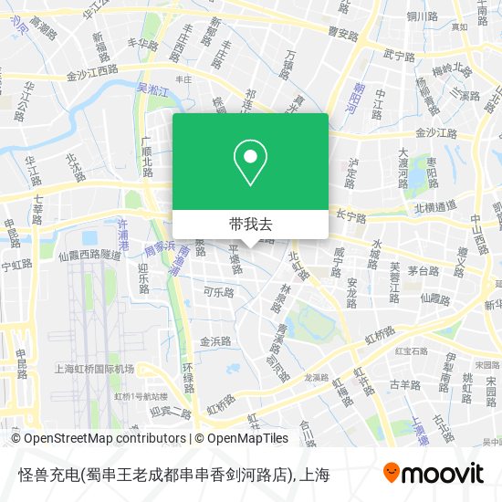 怪兽充电(蜀串王老成都串串香剑河路店)地图