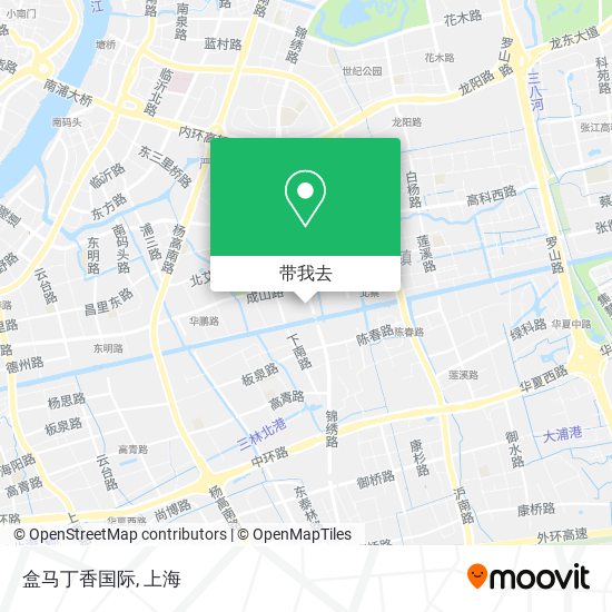 盒马丁香国际地图