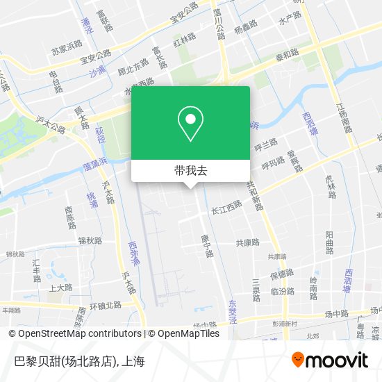 巴黎贝甜(场北路店)地图