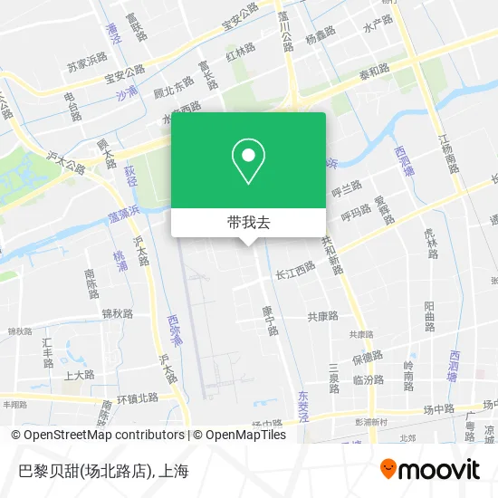 巴黎贝甜(场北路店)地图