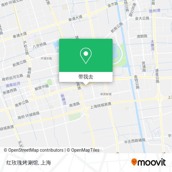 红玫瑰烤涮馆地图