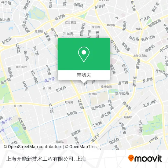 上海开能新技术工程有限公司地图