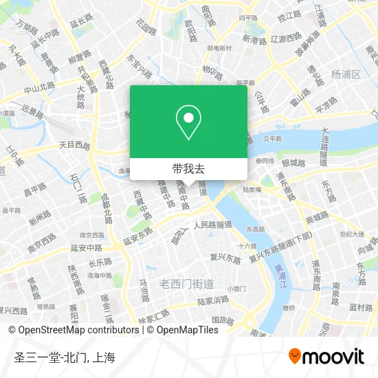 圣三一堂-北门地图