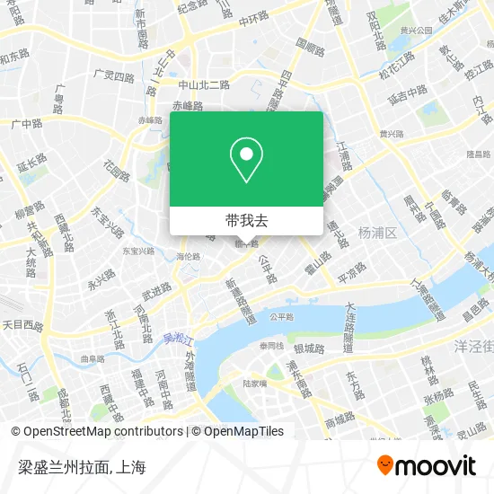 梁盛兰州拉面地图