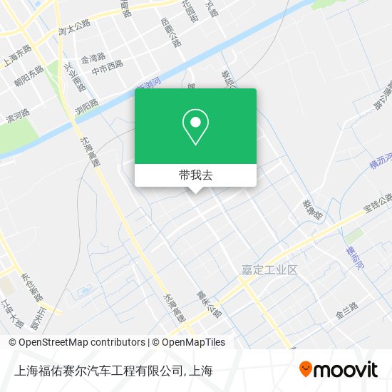 上海福佑赛尔汽车工程有限公司地图