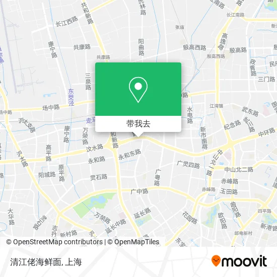 清江佬海鲜面地图
