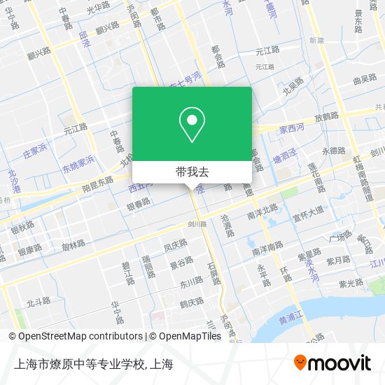 上海市燎原中等专业学校地图