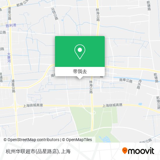 杭州华联超市(品星路店)地图