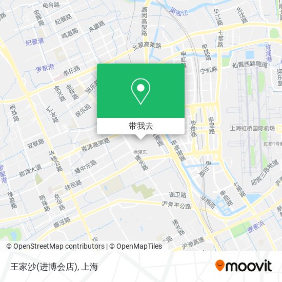 王家沙(进博会店)地图