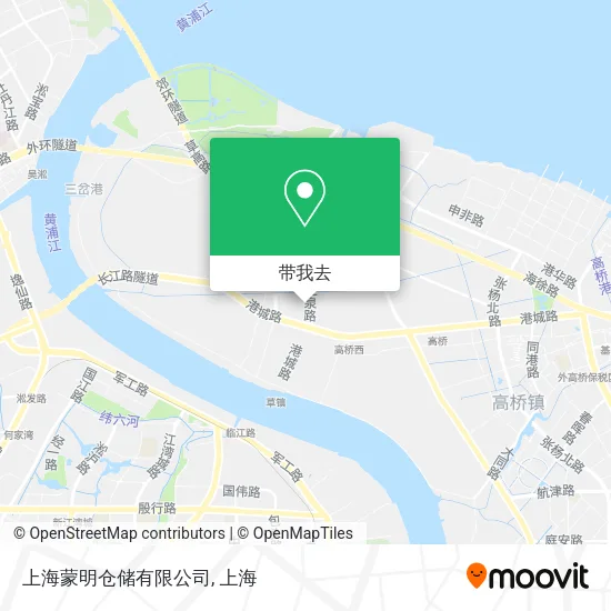 上海蒙明仓储有限公司地图