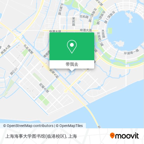 上海海事大学图书馆(临港校区)地图
