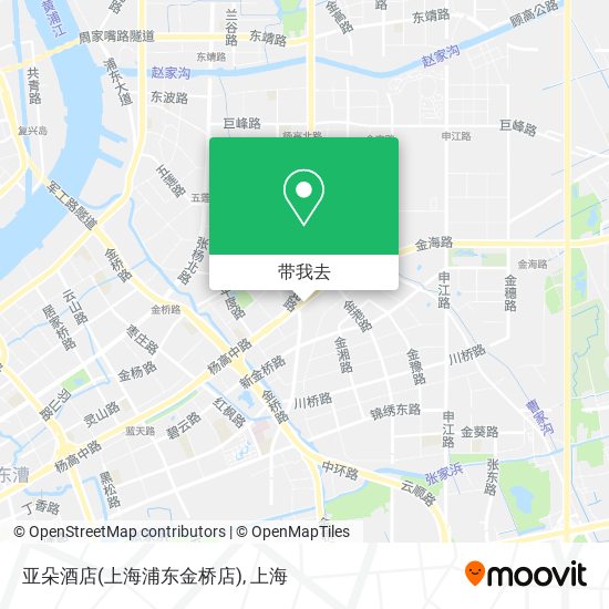 亚朵酒店(上海浦东金桥店)地图