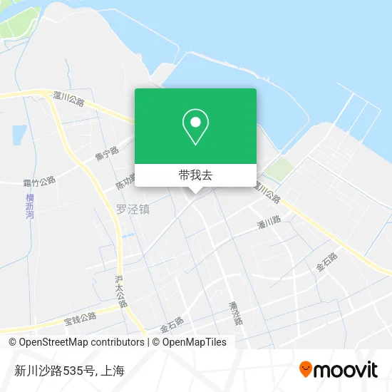 新川沙路535号地图