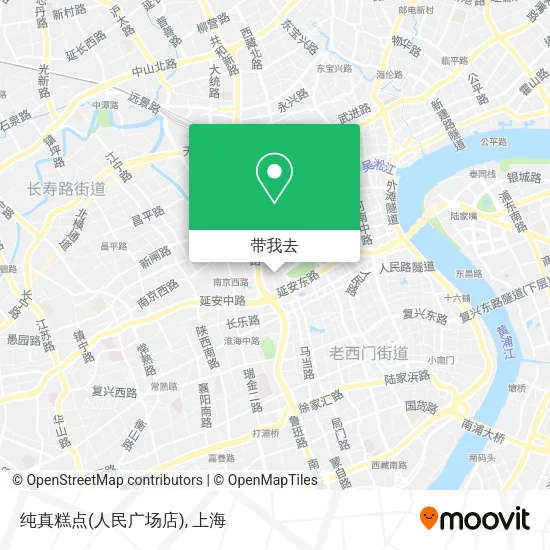 纯真糕点(人民广场店)地图