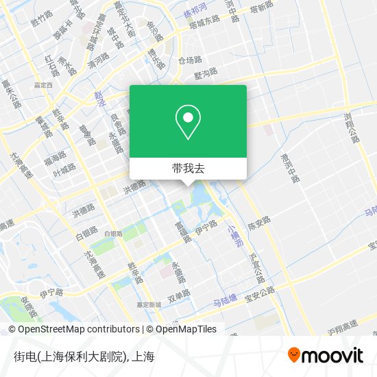 街电(上海保利大剧院)地图