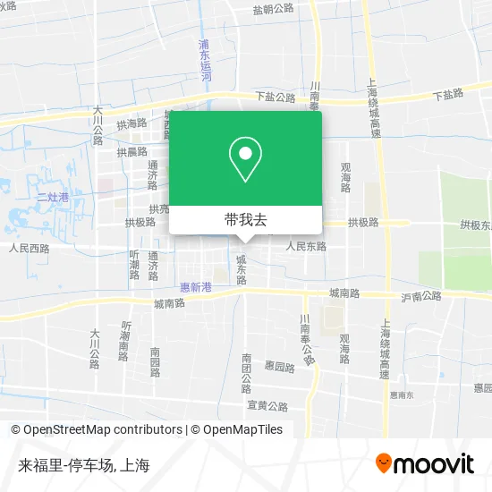 来福里-停车场地图