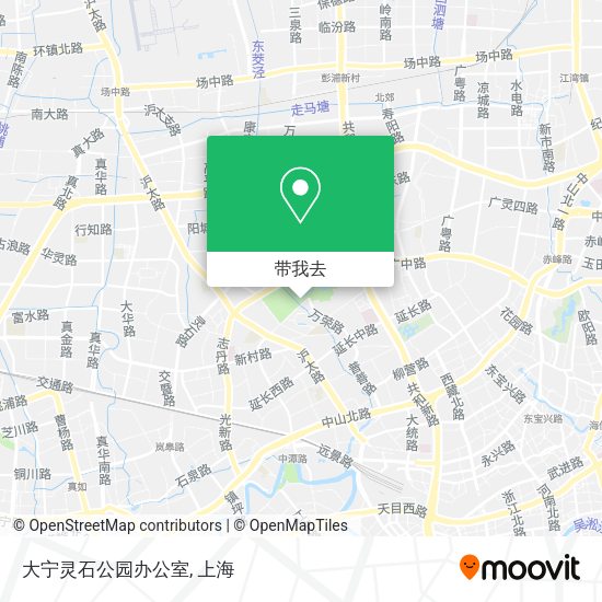 大宁灵石公园办公室地图