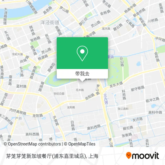芽笼芽笼新加坡餐厅(浦东嘉里城店)地图