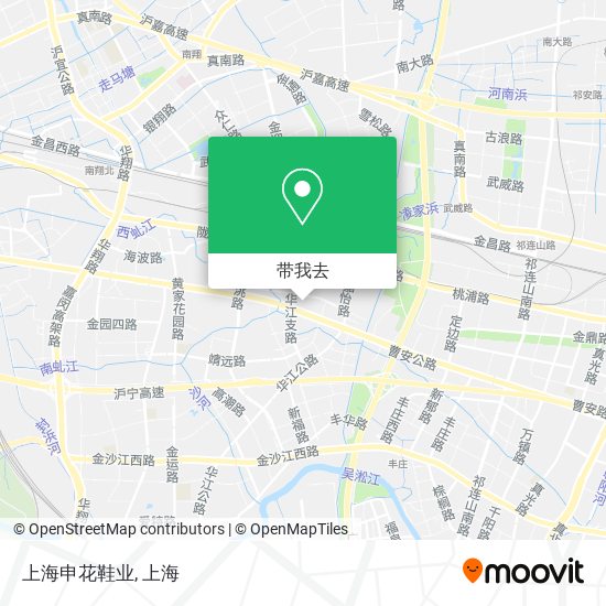 上海申花鞋业地图